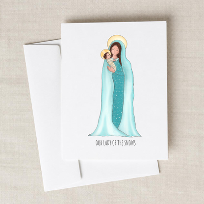 Our Lady of the Snows Blank Notecards Set of 10