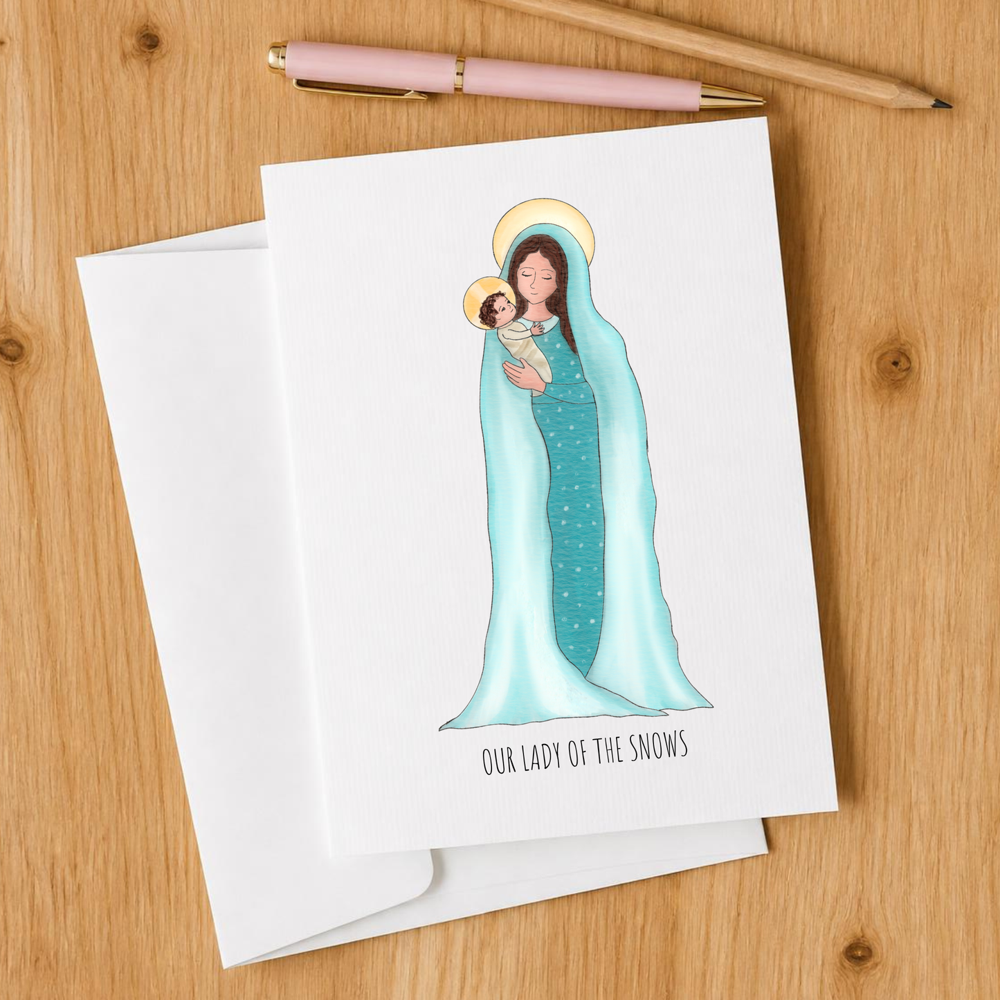 Our Lady of the Snows Blank Notecards Set of 10
