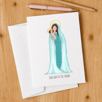 Our Lady of the Snows Blank Notecards Set of 10