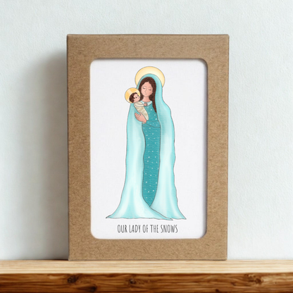 Our Lady of the Snows Blank Notecards Set of 10