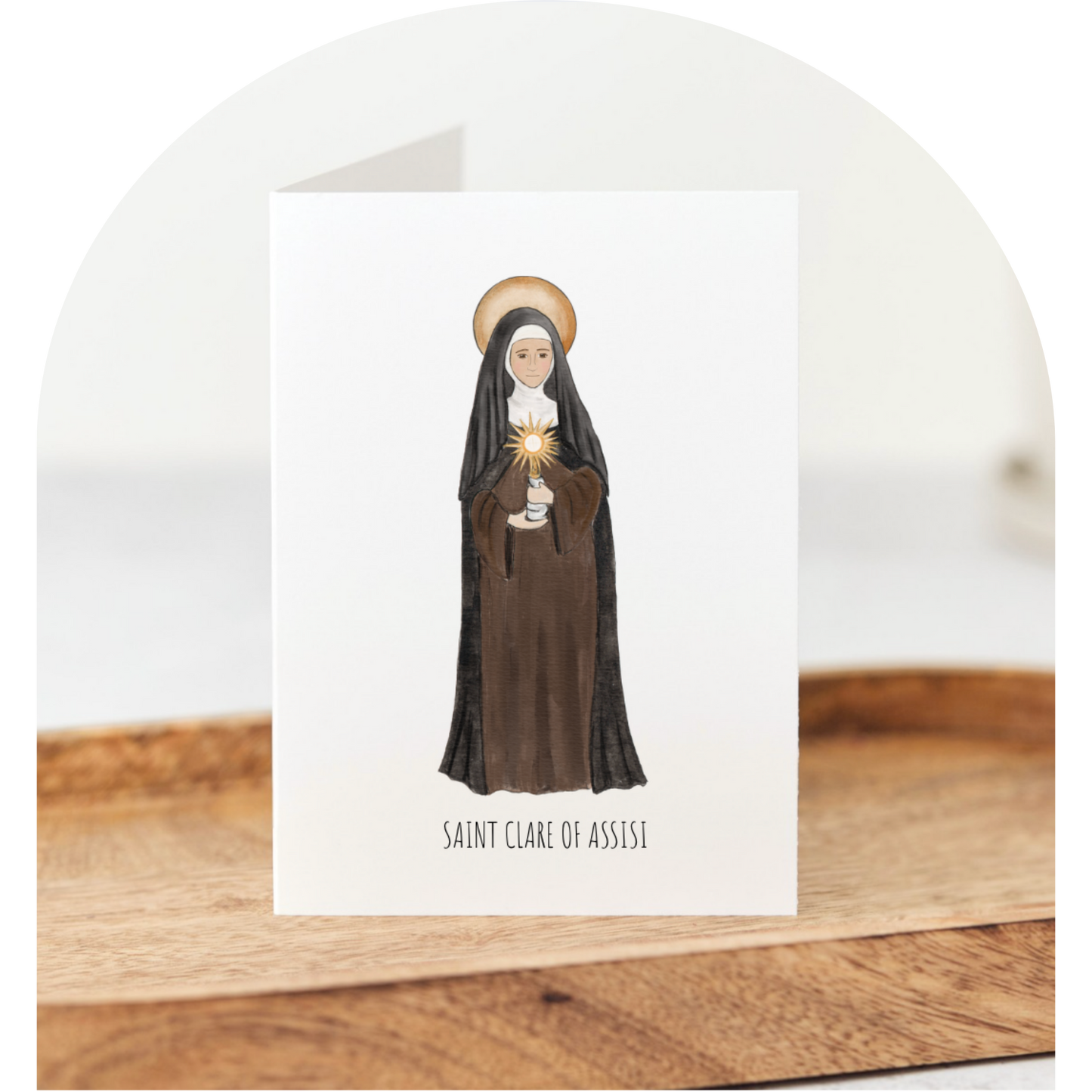 Saint Clare Blank Notecards Set of 10
