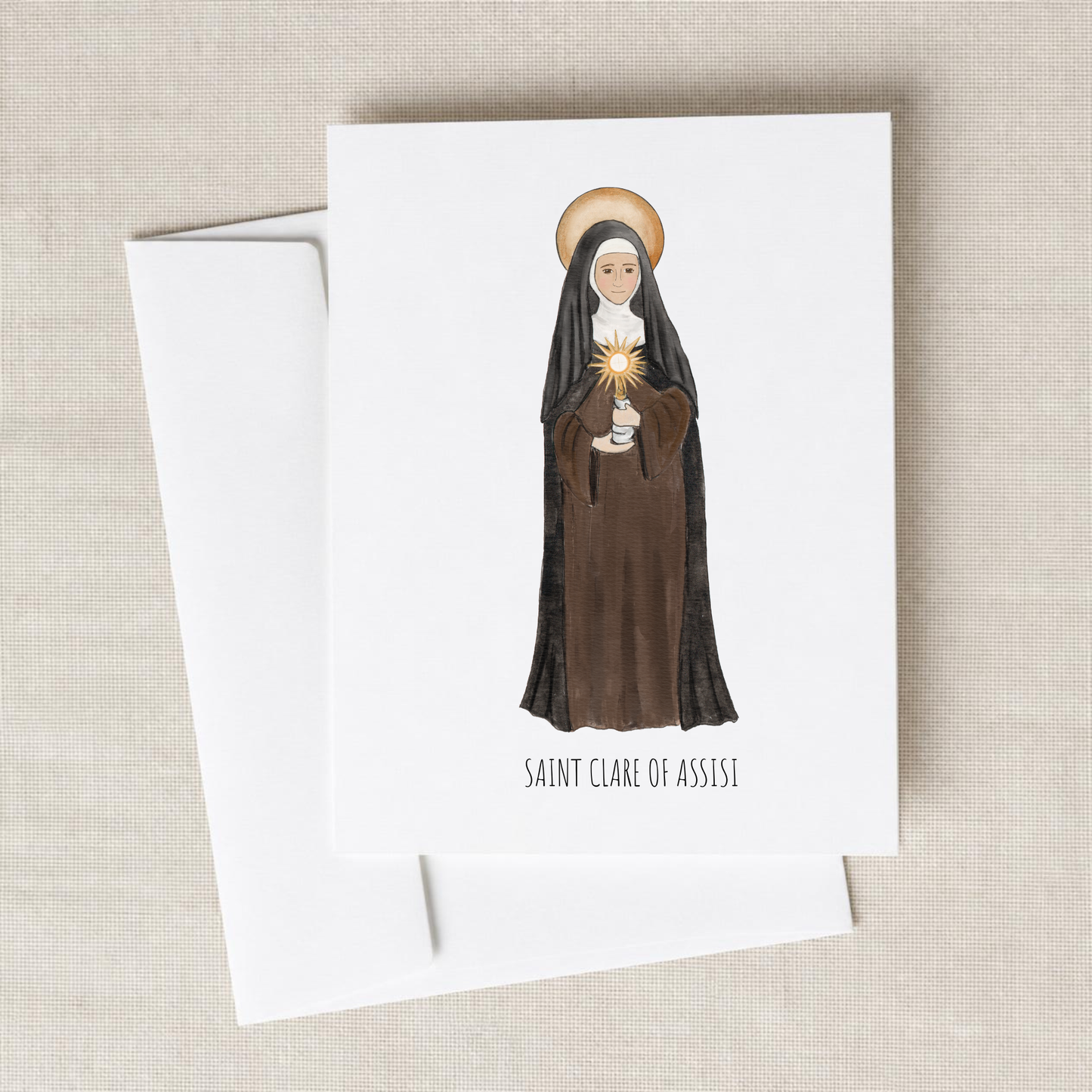 Saint Clare Blank Notecards Set of 10