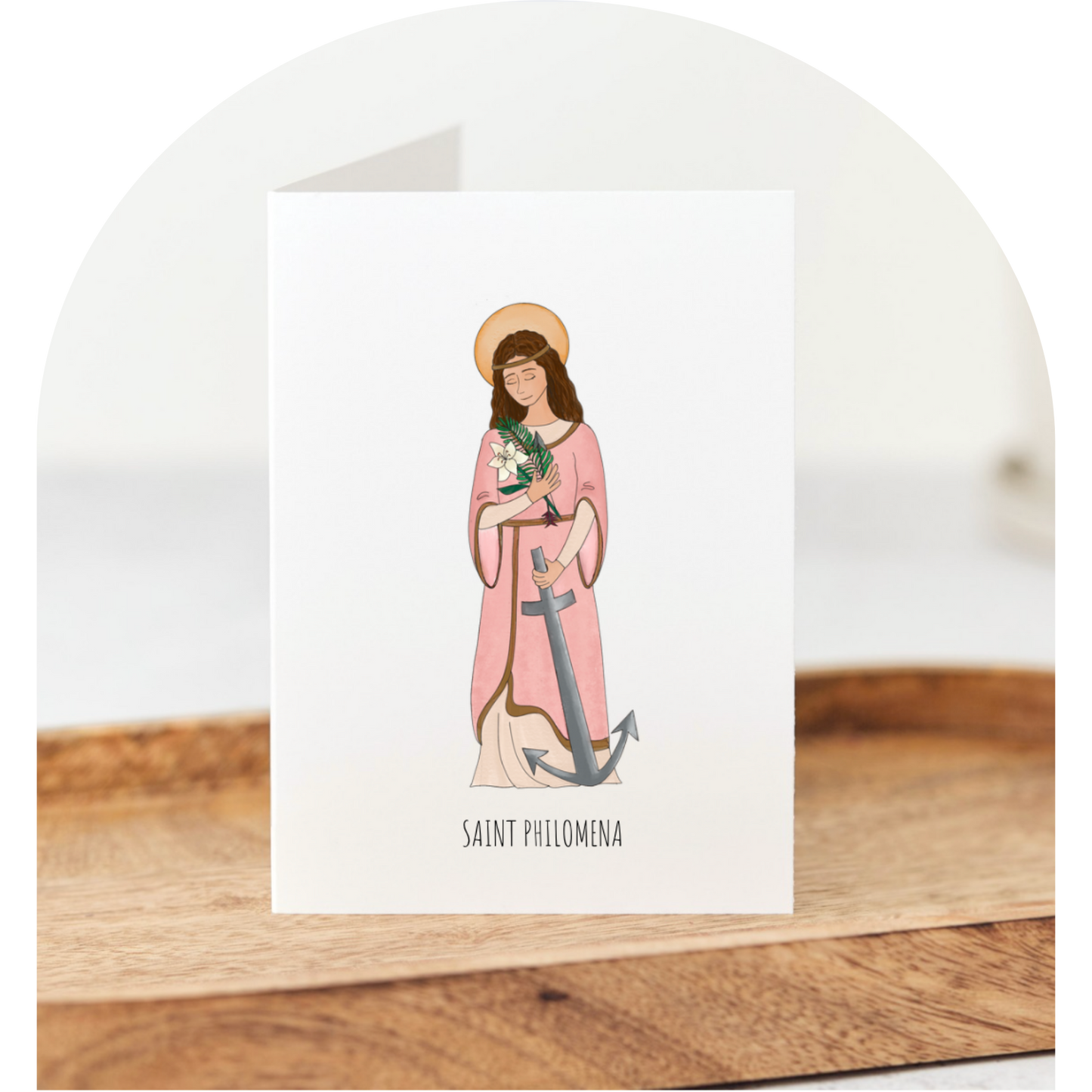 Saint Philomena Blank Notecards Set of 10