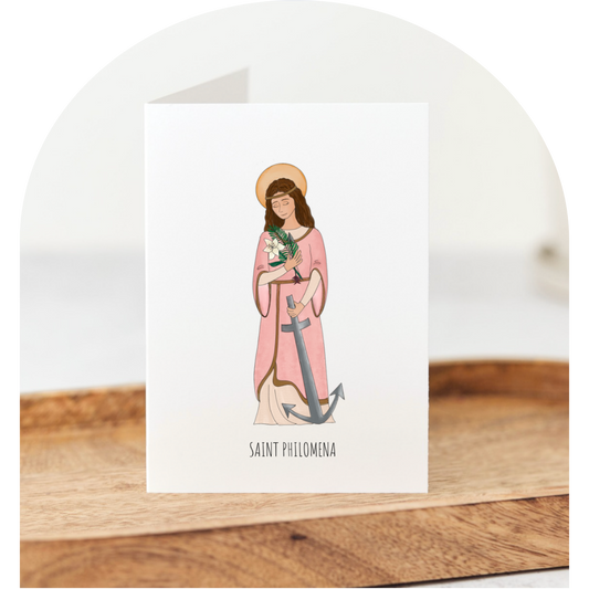 Saint Philomena Blank Notecards Set of 10