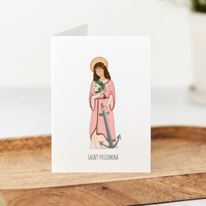 Saint Philomena Blank Notecards Set of 10