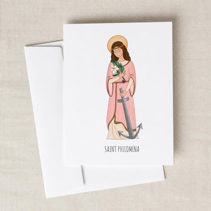 Saint Philomena Blank Notecards Set of 10