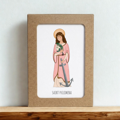 Saint Philomena Blank Notecards Set of 10