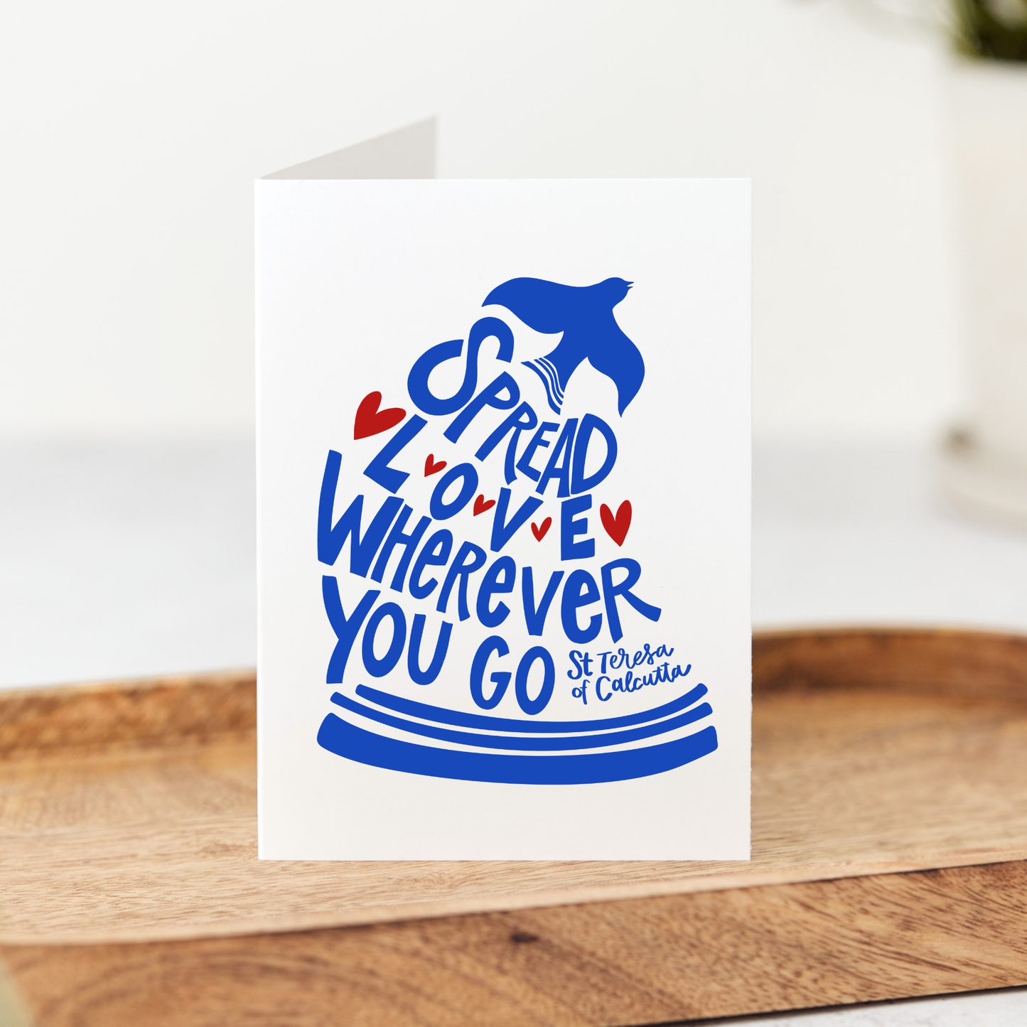 Spread Love Wherever You Go Mother Teresa Blank Notecards Set of 10