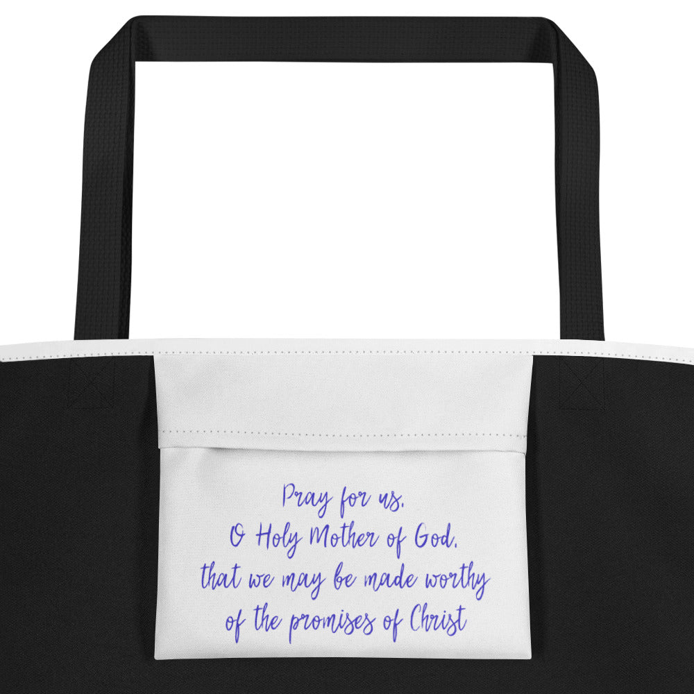 Titles of Mary - All-Over Print Large Tote Bag