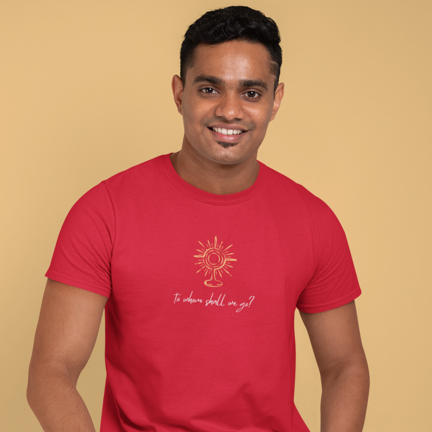 To Whom Will We Go Eucharist Unisex T-Shirt