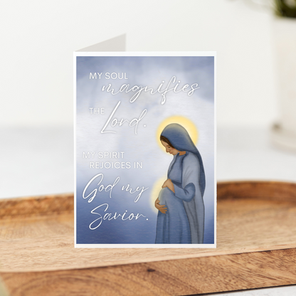 Pregnant Mary Magnificat Cards