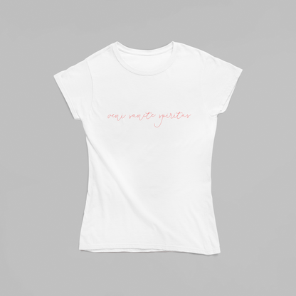 Veni Sancte Spiritus Women's Junior Cut Tee