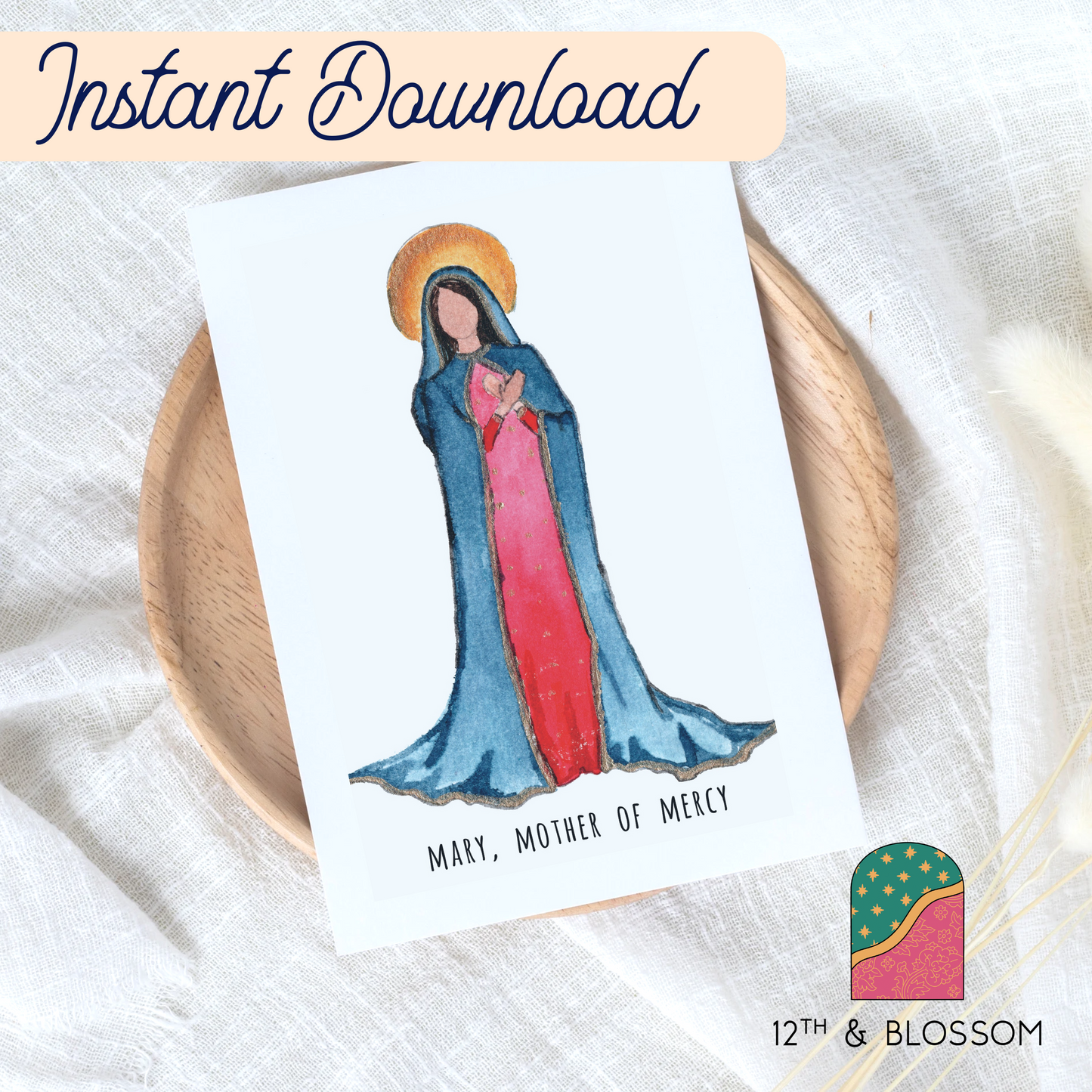Instant Download - Mary, Mother of Mercy