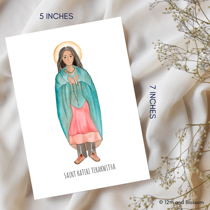 Art Print - Saint Kateri of Tekakwitha