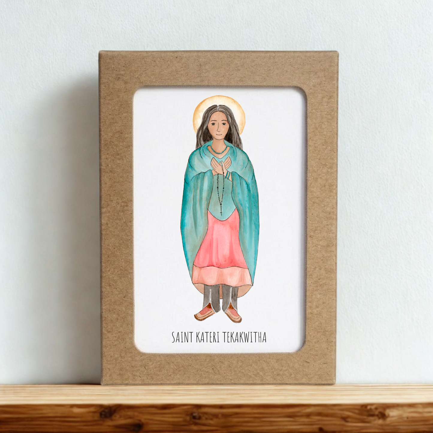 Saint Kateri Tekakwitha Folded Notecards - Boxed Set of 10