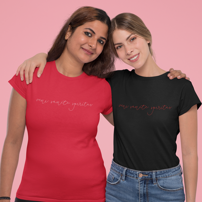 Veni Sancte Spiritus Women's Junior Cut Tee
