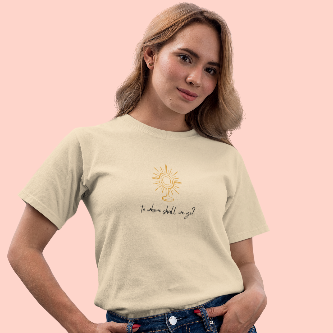 To Whom Will We Go Eucharist Unisex T-Shirt