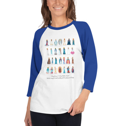 Titles of Mary 3/4 Raglan Shirt
