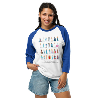 Titles of Mary 3/4 Raglan Shirt