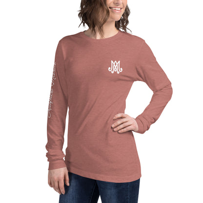 Auspice Maria - Unisex Long Sleeve Tee with Sleeve Detail