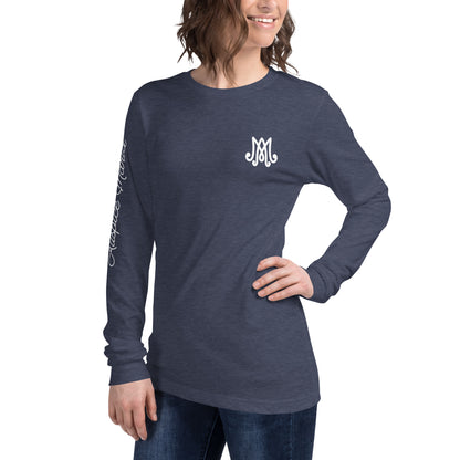 Auspice Maria - Unisex Long Sleeve Tee with Sleeve Detail