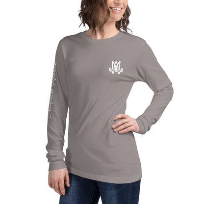 Auspice Maria - Unisex Long Sleeve Tee with Sleeve Detail