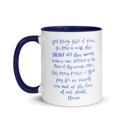 Hail Mary - Mug with Color Inside