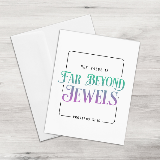 Proverbs 31 - Note Card Set - Far Beyond Jewels