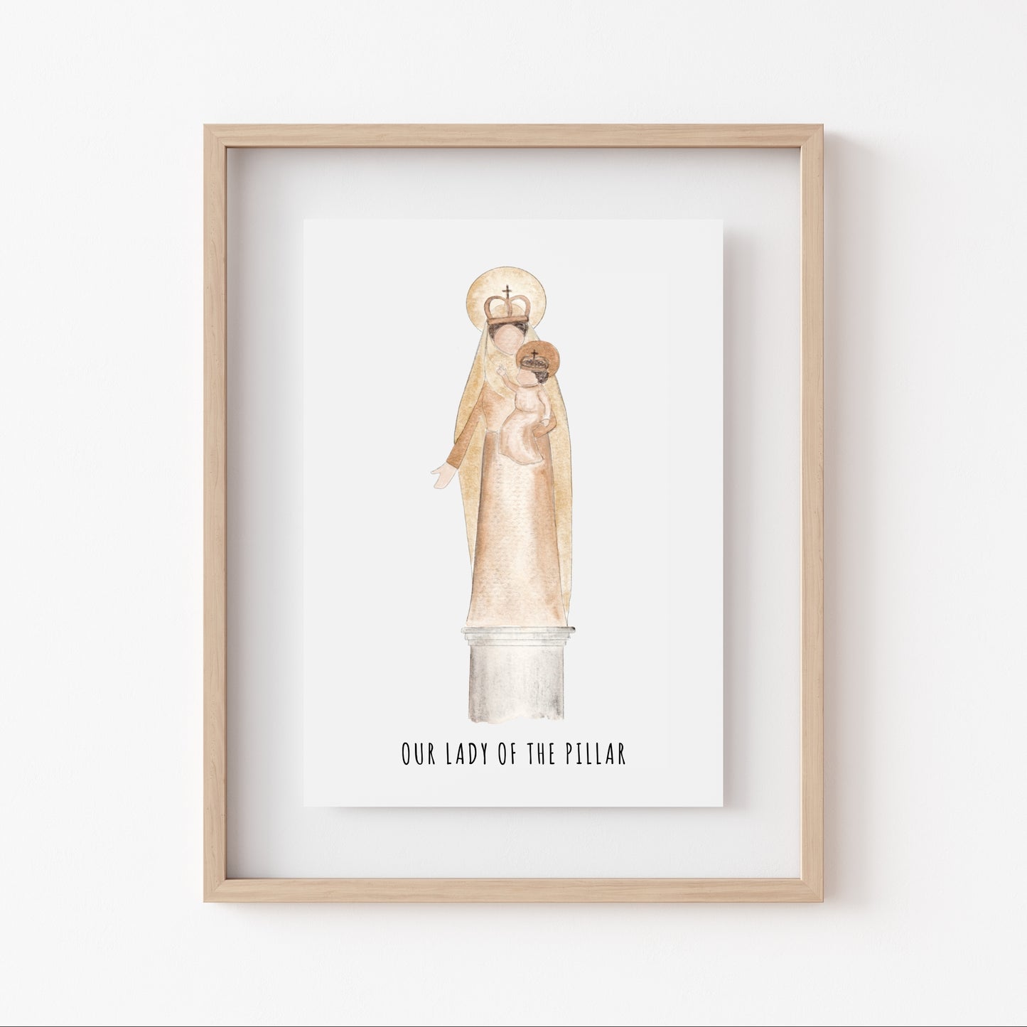 Marian Art Print - Our Lady of the Pillar