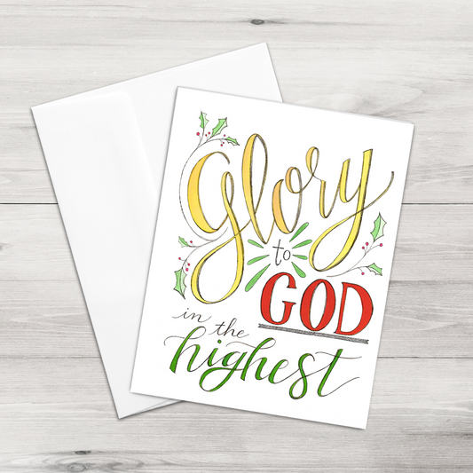 Christmas Cards - Glory to God in the Highest