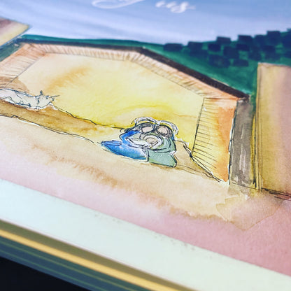 Christmas Nativity Art Print