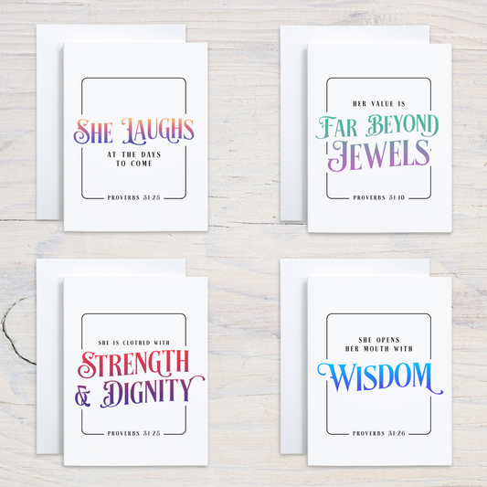 Proverbs 31 - Mixed Set of Cards