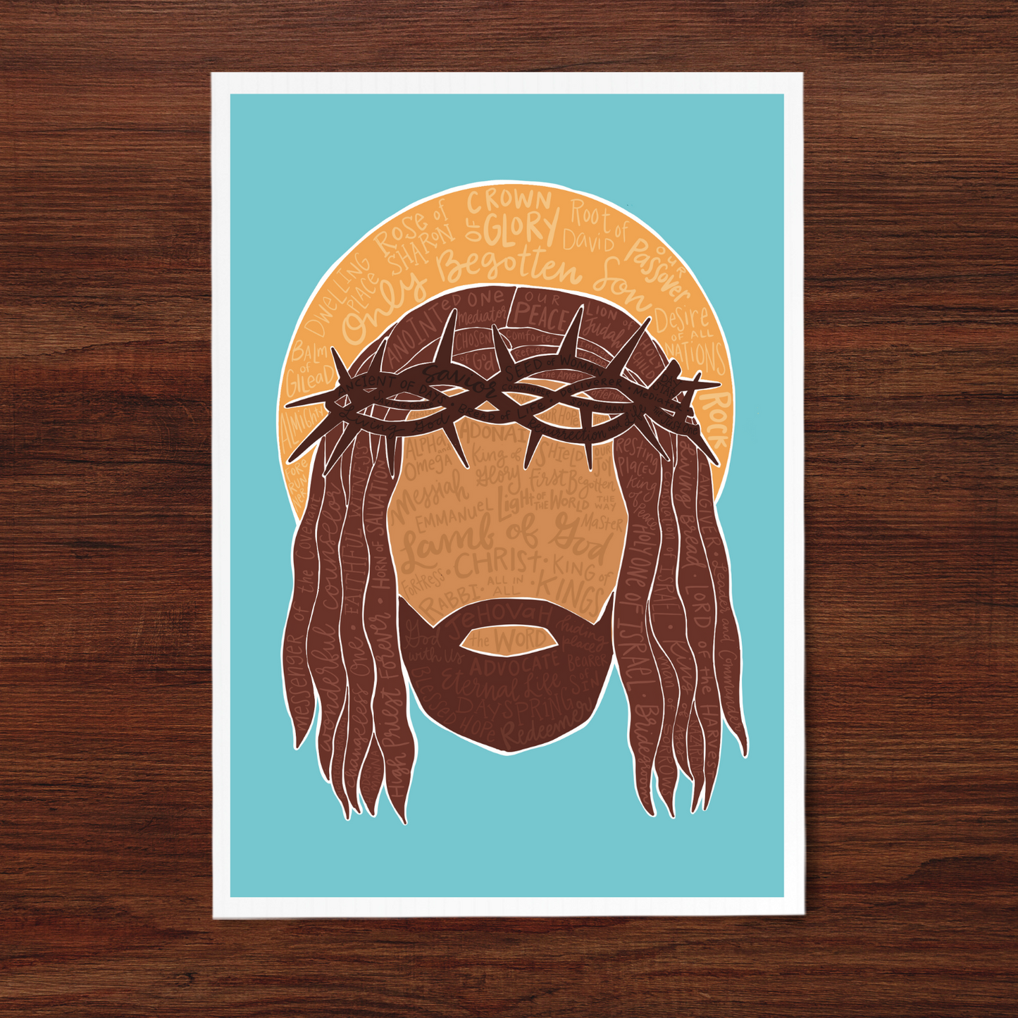 The Most Holy Name of Jesus - 5x7 Art Print