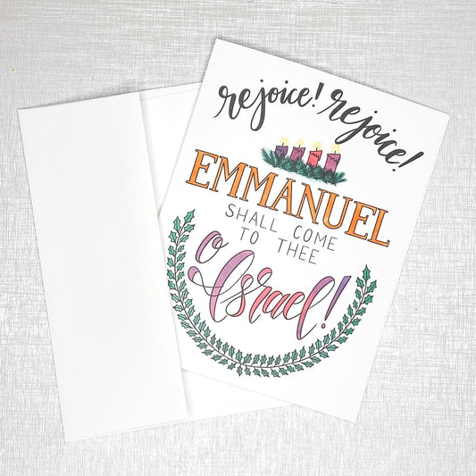 Christmas and Advent Cards - O Come O Come Emmanuel