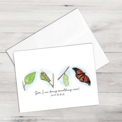 See, I Am Doing Something New - Isaiah 43:19 Blank Notecards - Set of 10 Cards