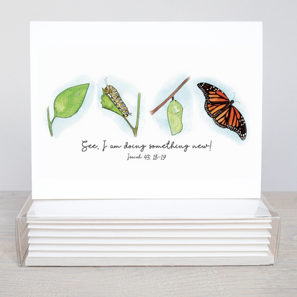 See, I Am Doing Something New - Isaiah 43:19 Blank Notecards - Set of 10 Cards