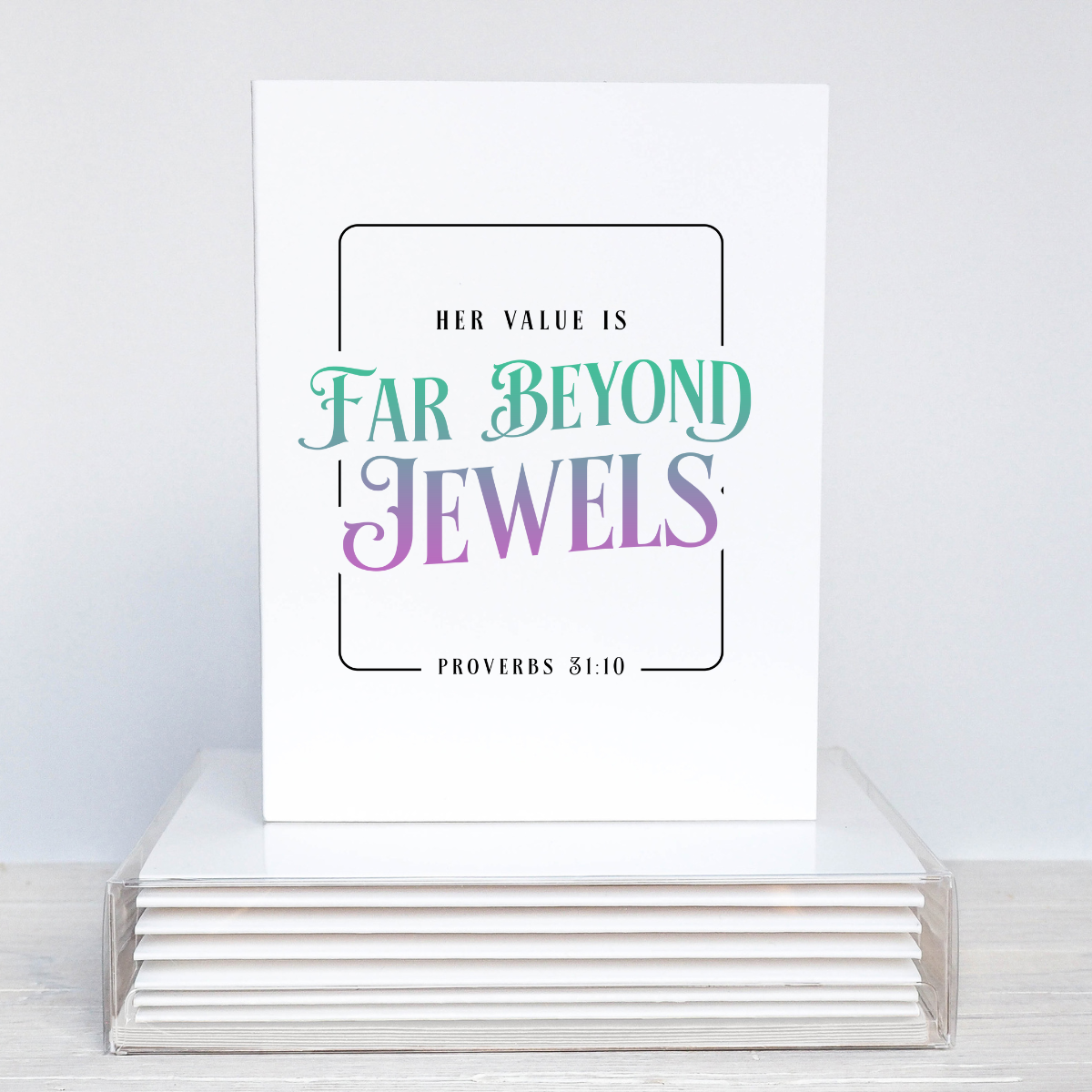 Proverbs 31 - Note Card Set - Far Beyond Jewels