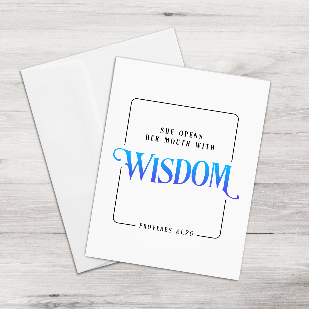 Proverbs 31 - Note Card Set - Wisdom