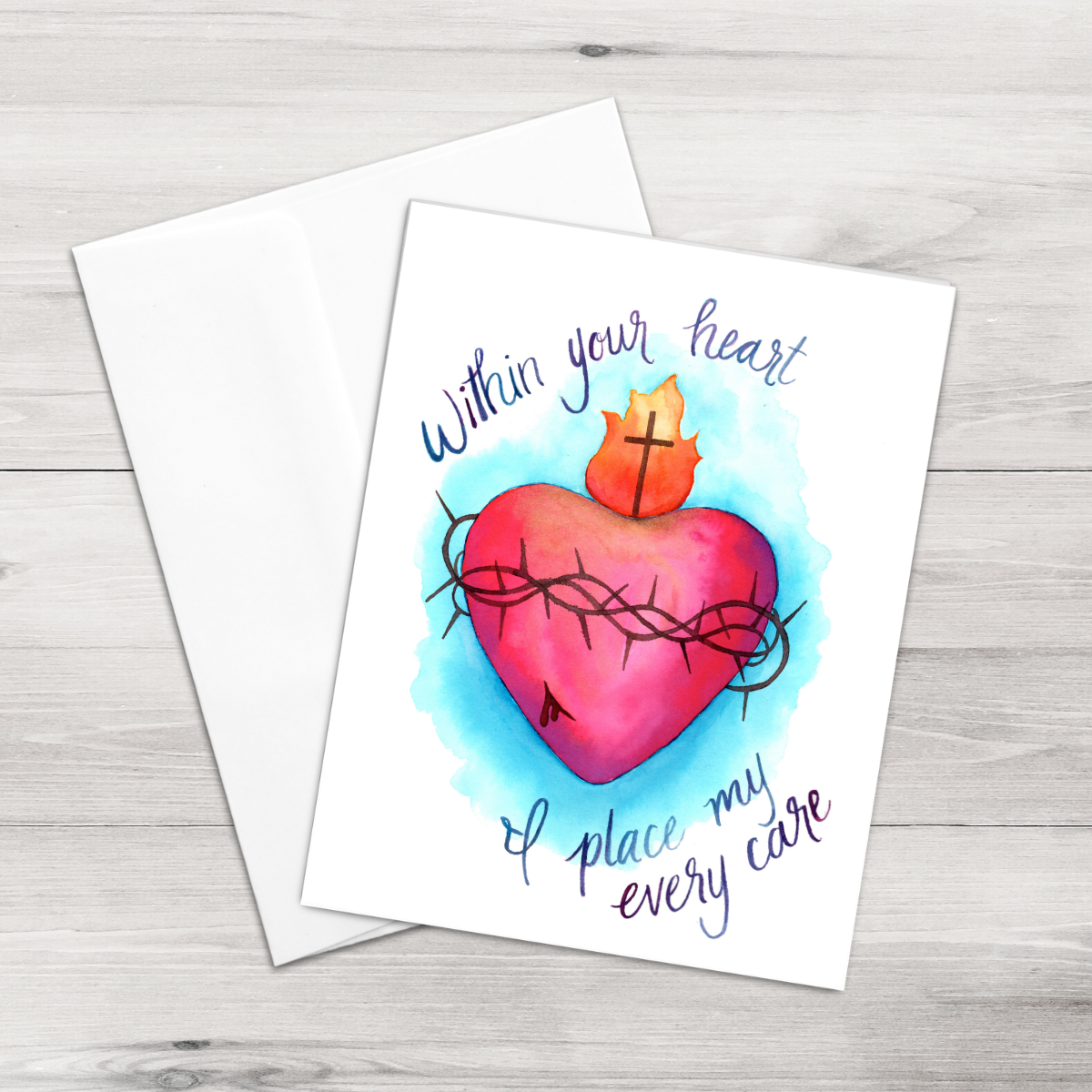 Single Card - Sacred Heart of Jesus
