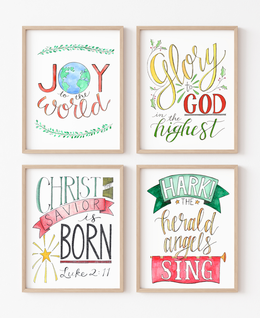 Christmas Carol Quartet Art Prints
