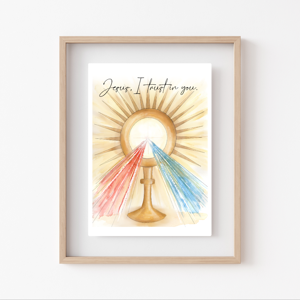 Jesus I Trust In - You Divine Mercy Print