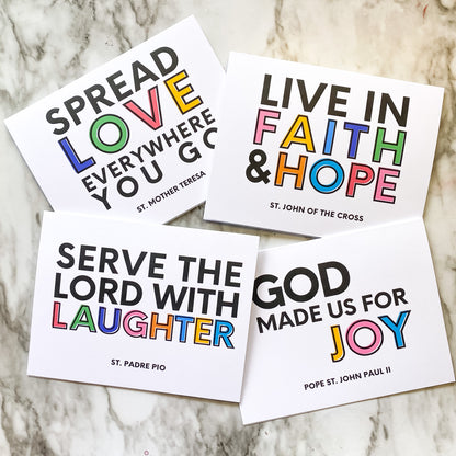 Hope From the Saints Notecards