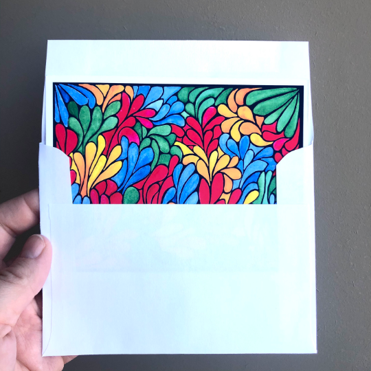 Blank Notecards - Primary Petals