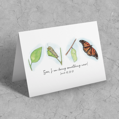 See, I Am Doing Something New - Isaiah 43:19 Blank Notecards - Set of 10 Cards