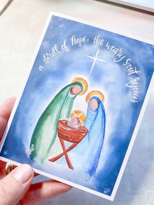 Christmas Cards - A Thrill of Hope