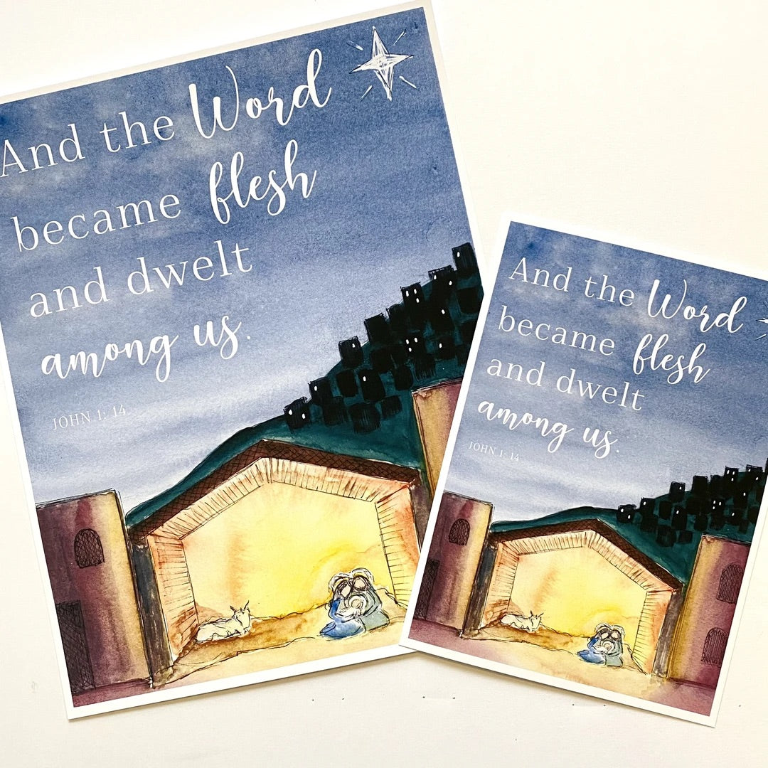Christmas Cards - And the Word Became Flesh