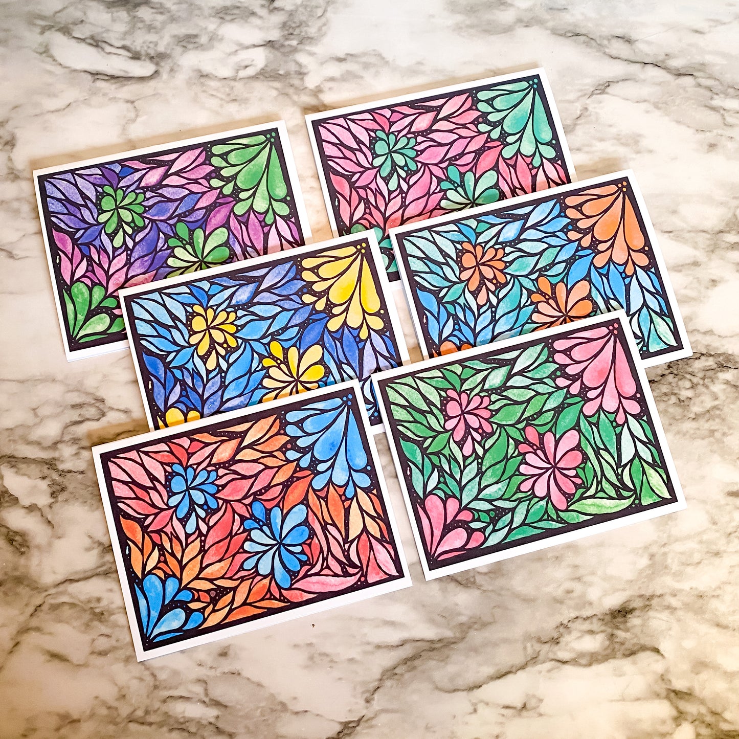 Notecards - Stained Glass